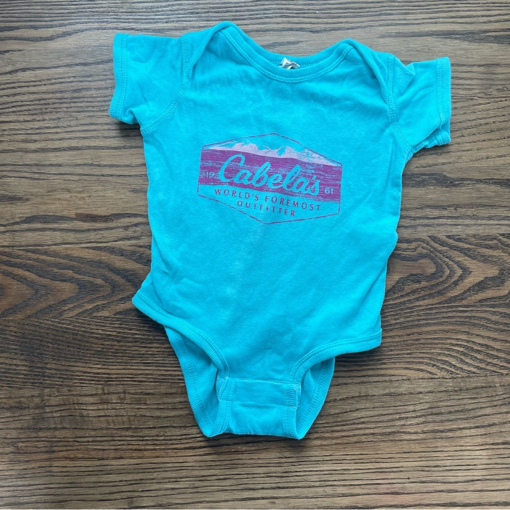 Baby girl Cabelas onsie bodysuit